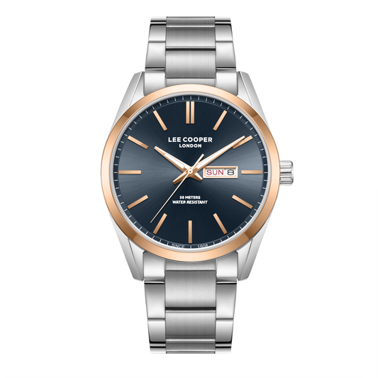 Lee Cooper Men's Super Metal Silver Watch LC08340.590