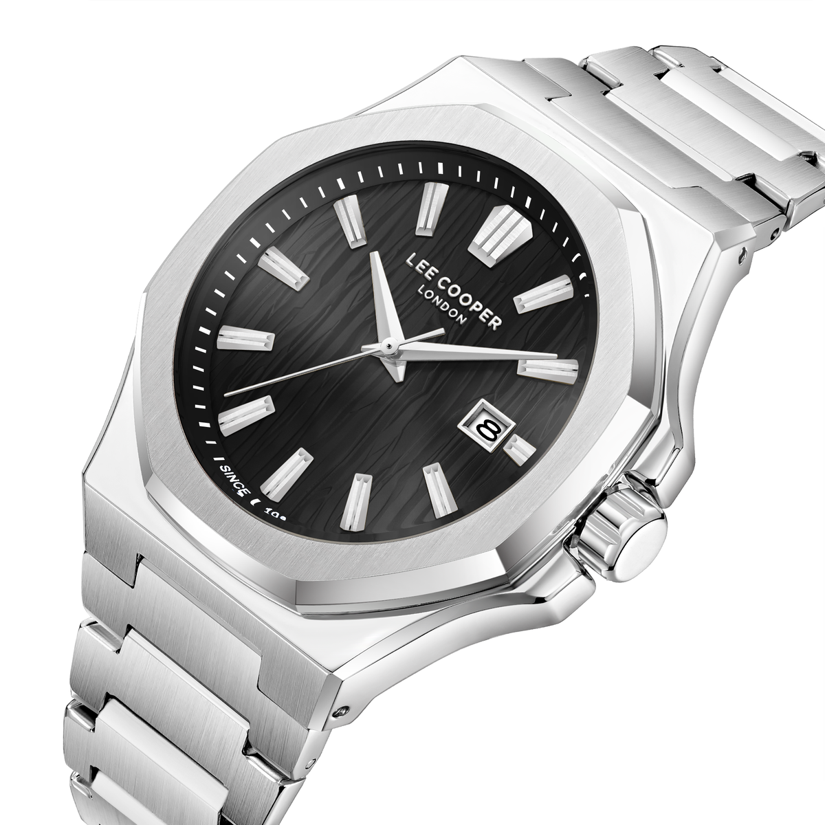 Lee Cooper Men's Super Metal Silver Watch LC08343.350