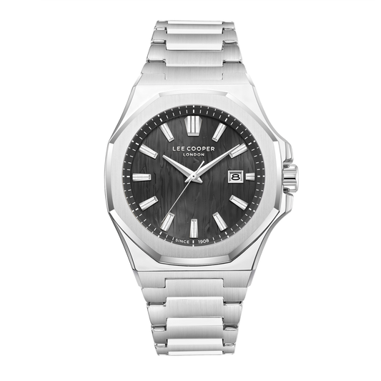 Lee Cooper Men's Super Metal Silver Watch LC08343.350