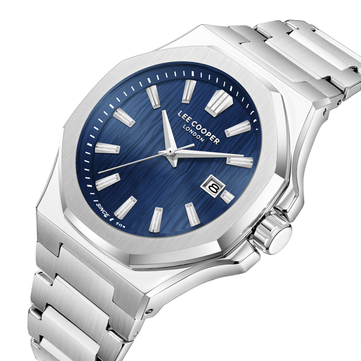 Lee Cooper Men's Super Metal Silver Watch LC08343.390