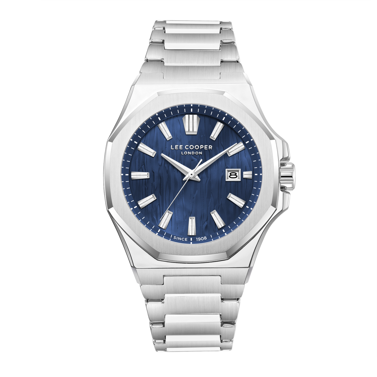 Lee Cooper Men's Super Metal Silver Watch LC08343.390