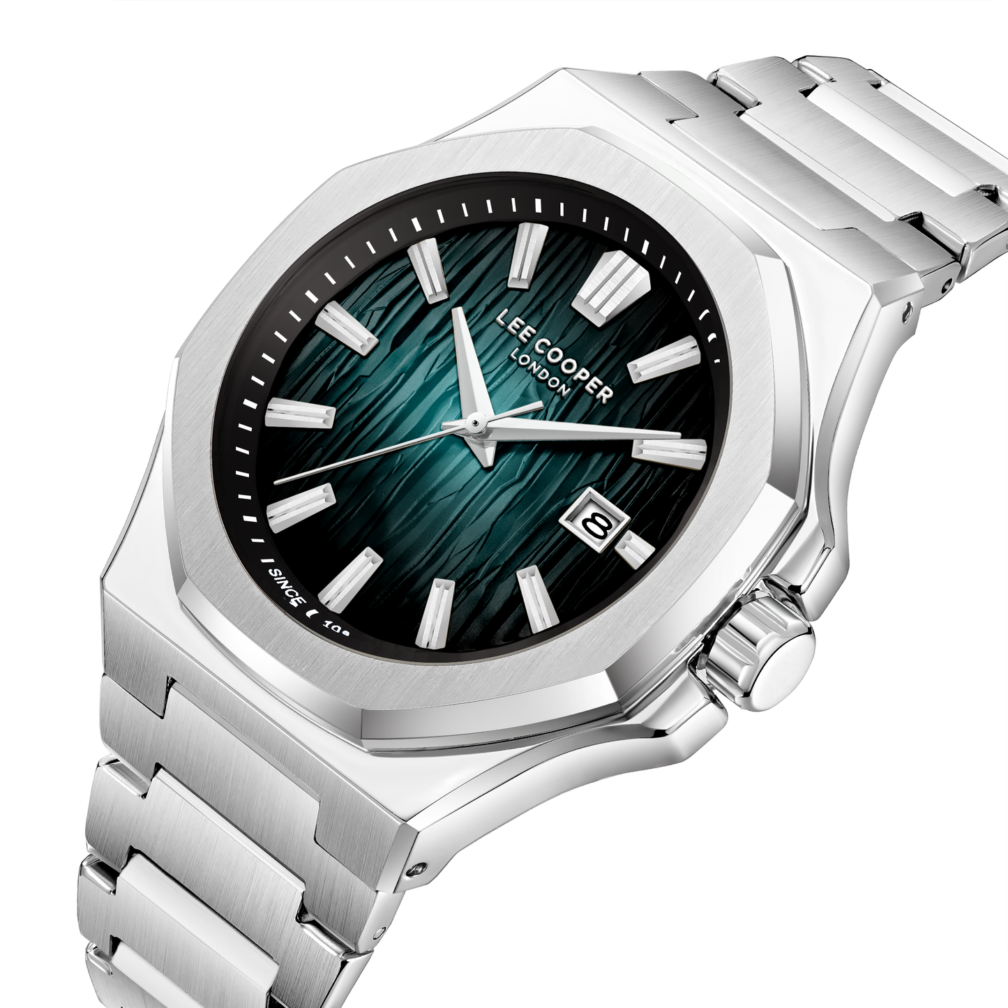 Lee Cooper Men's Super Metal Silver Watch LC08343.391
