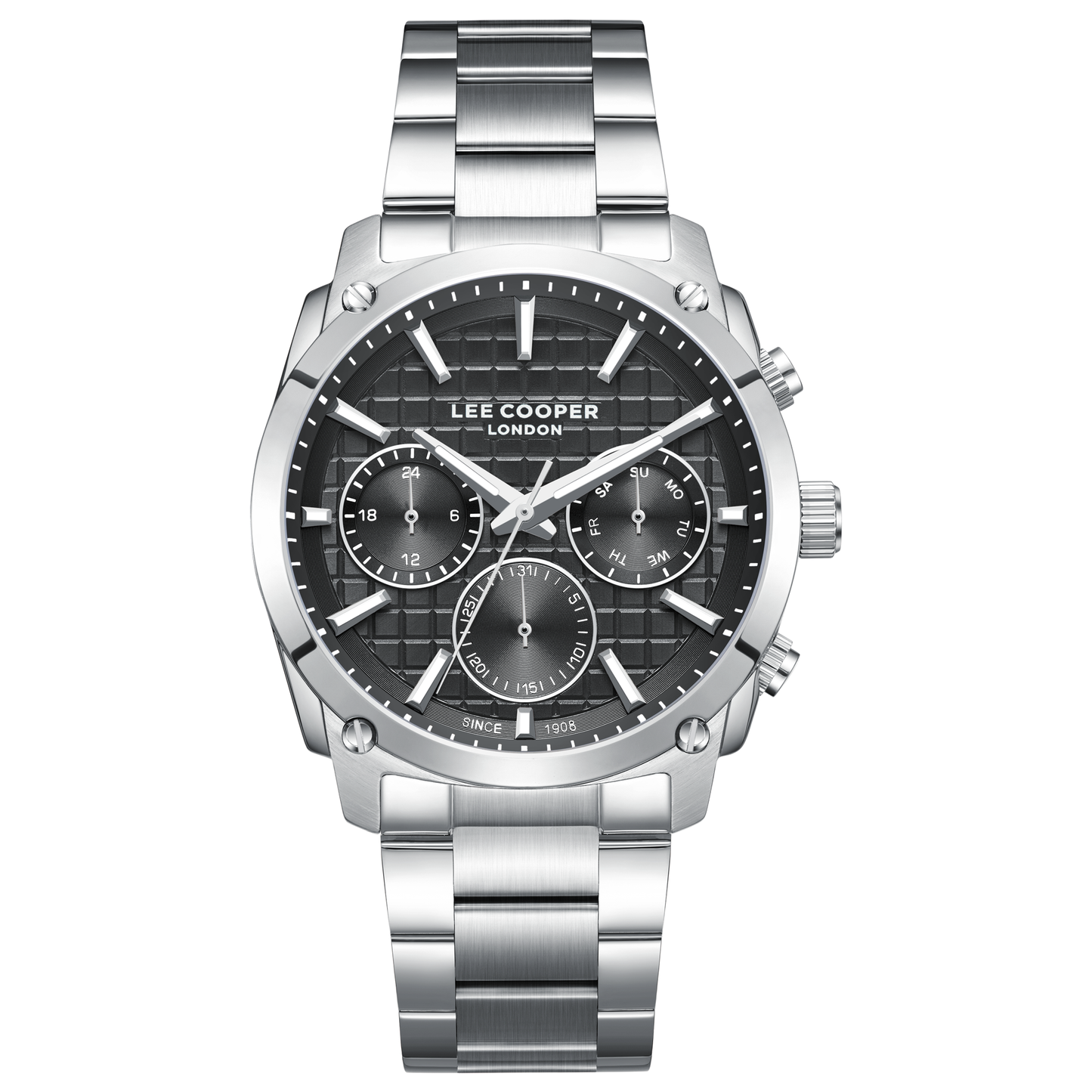 Lee Cooper Men's Super Metal Silver Watch LC08348.350