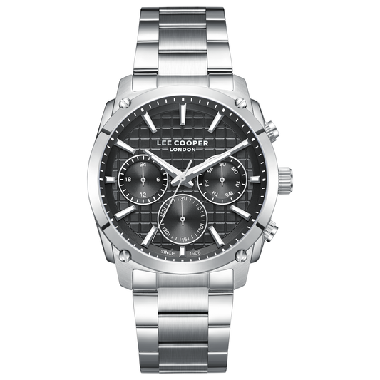 Lee Cooper Men's Super Metal Silver Watch LC08348.350