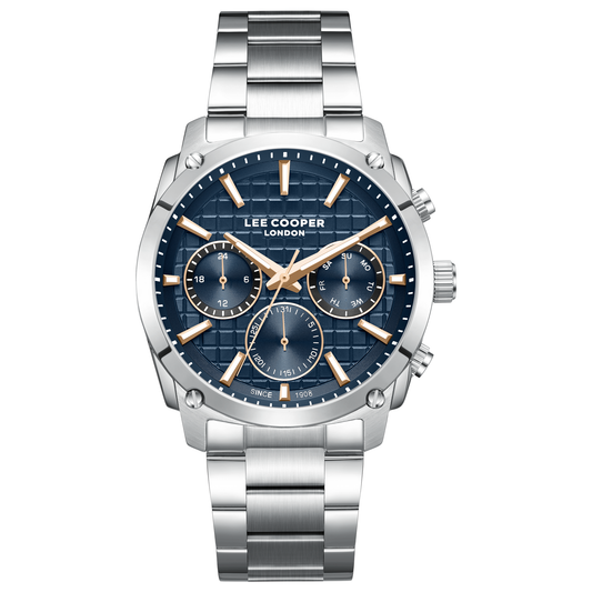 Lee Cooper Men's Super Metal Silver Watch LC08348.391