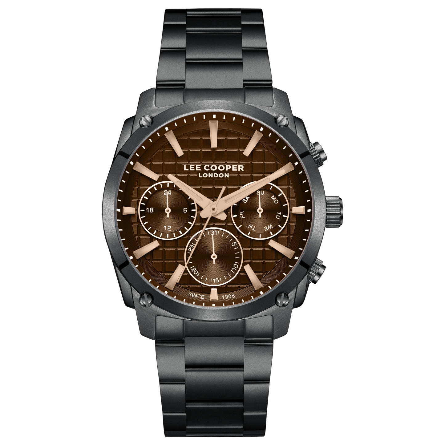 Lee Cooper Men's Super Metal Black Watch LC08348.650