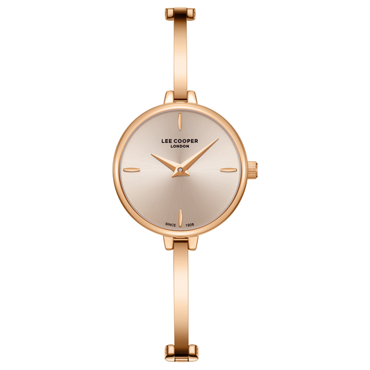 Lee Cooper Women's Super Metal Rose Gold Watch LC08350.410