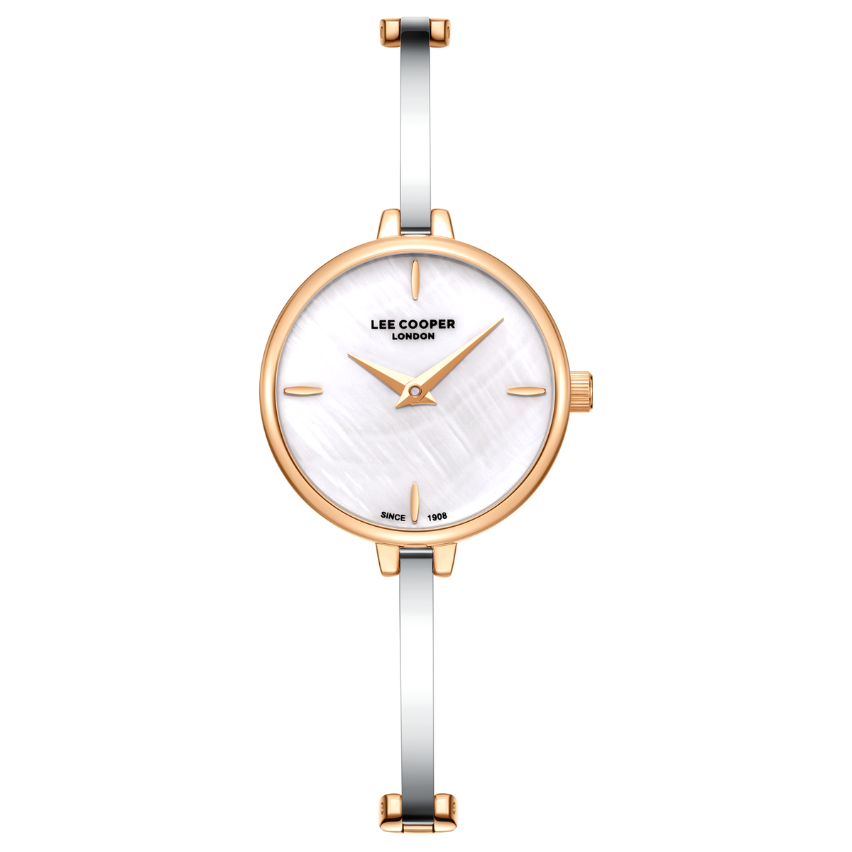 Lee Cooper Women's Super Metal Silver/rose Gold Watch LC08350.520