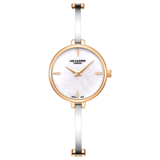 Lee Cooper Women's Super Metal Silver/rose Gold Watch LC08350.520