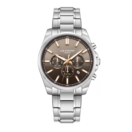 Lee Cooper Men's Super Metal Silver Watch LC08355.340