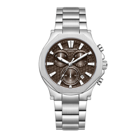Lee Cooper Men's Super Metal Silver Watch LC08361.341