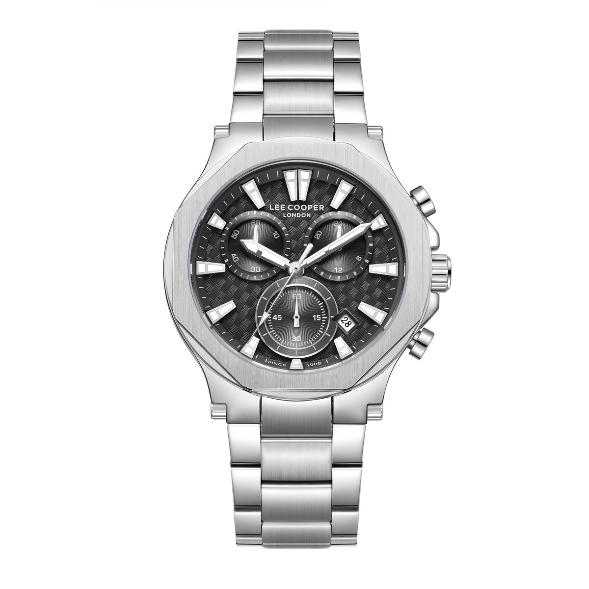 Lee Cooper Men's Super Metal Silver Watch LC08361.360