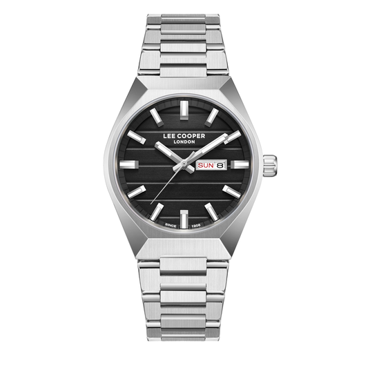 Lee Cooper Men's Super Metal Silver Watch LC08363.350