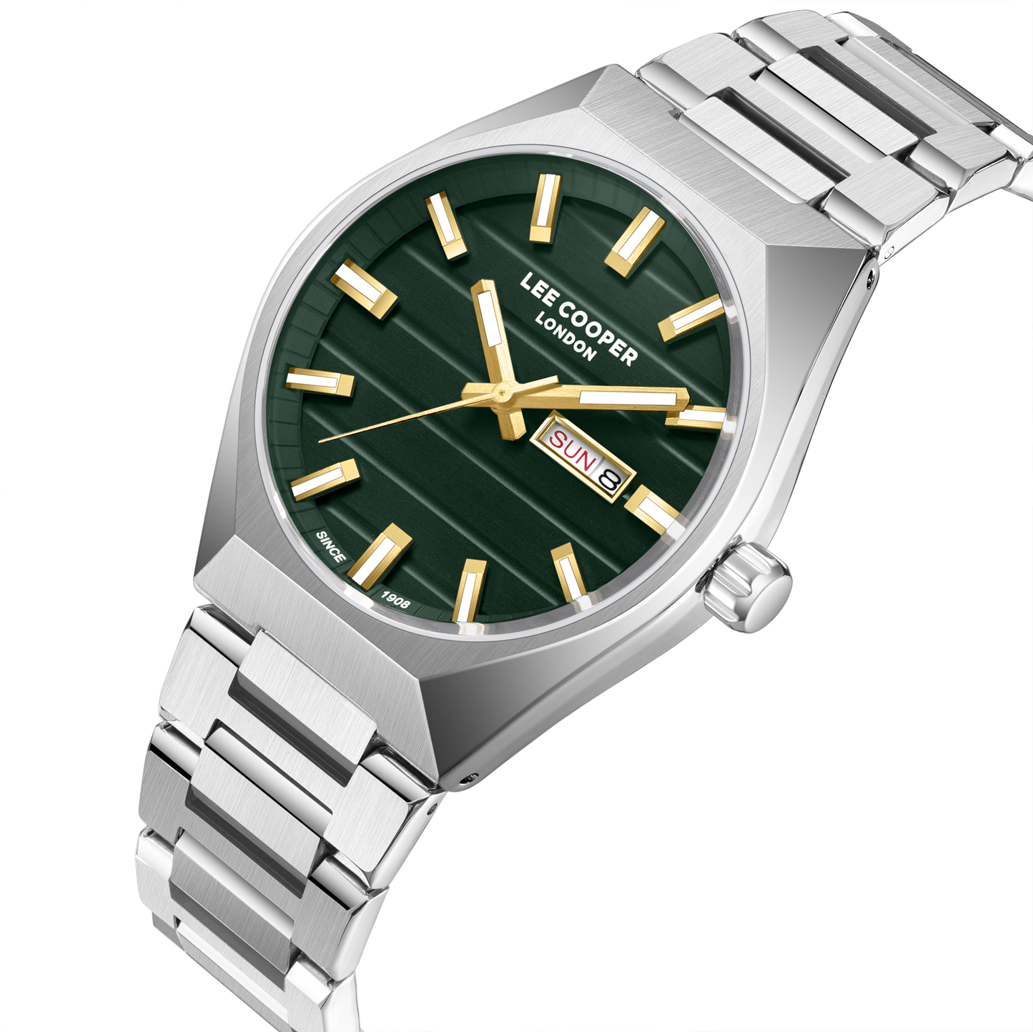 Lee Cooper Men's Super Metal Silver Watch LC08363.370