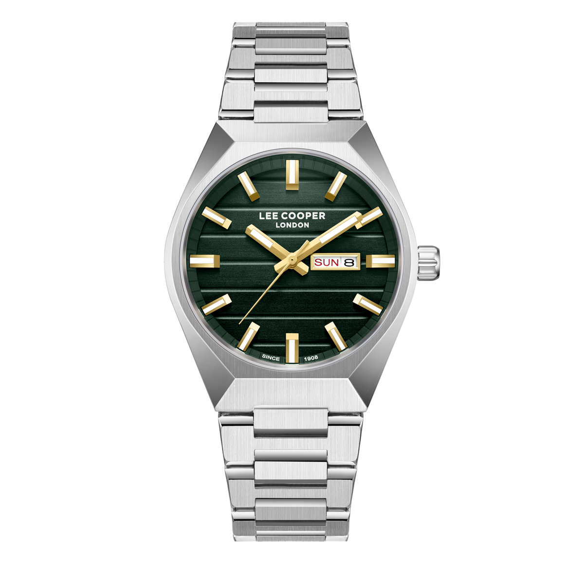 Lee Cooper Men's Super Metal Silver Watch LC08363.370