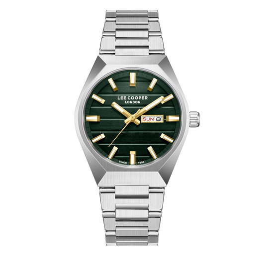 Lee Cooper Men's Super Metal Silver Watch LC08363.370