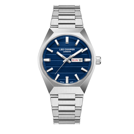Lee Cooper Men's Super Metal Silver Watch LC08363.390