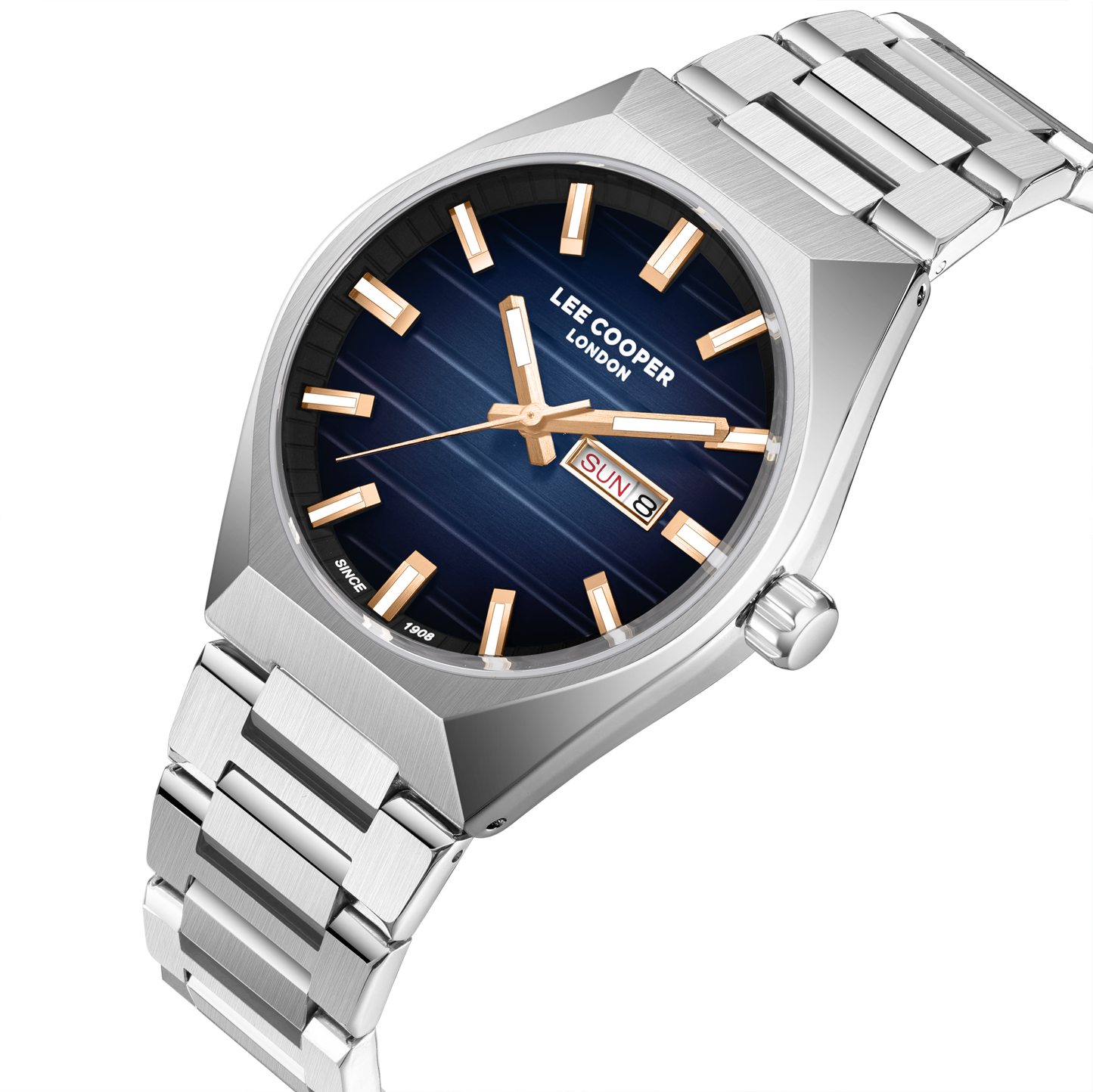 Lee Cooper Men's Super Metal Silver Watch LC08363.391