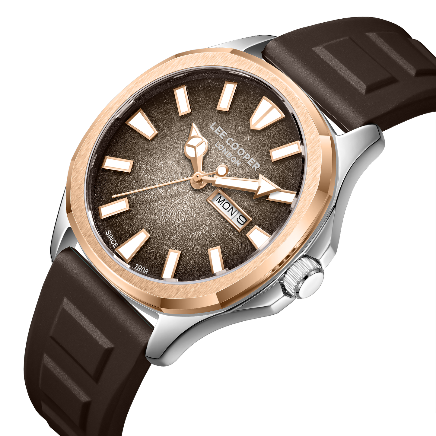 Lee Cooper Men's Super Metal Brown Watch LC08364.542