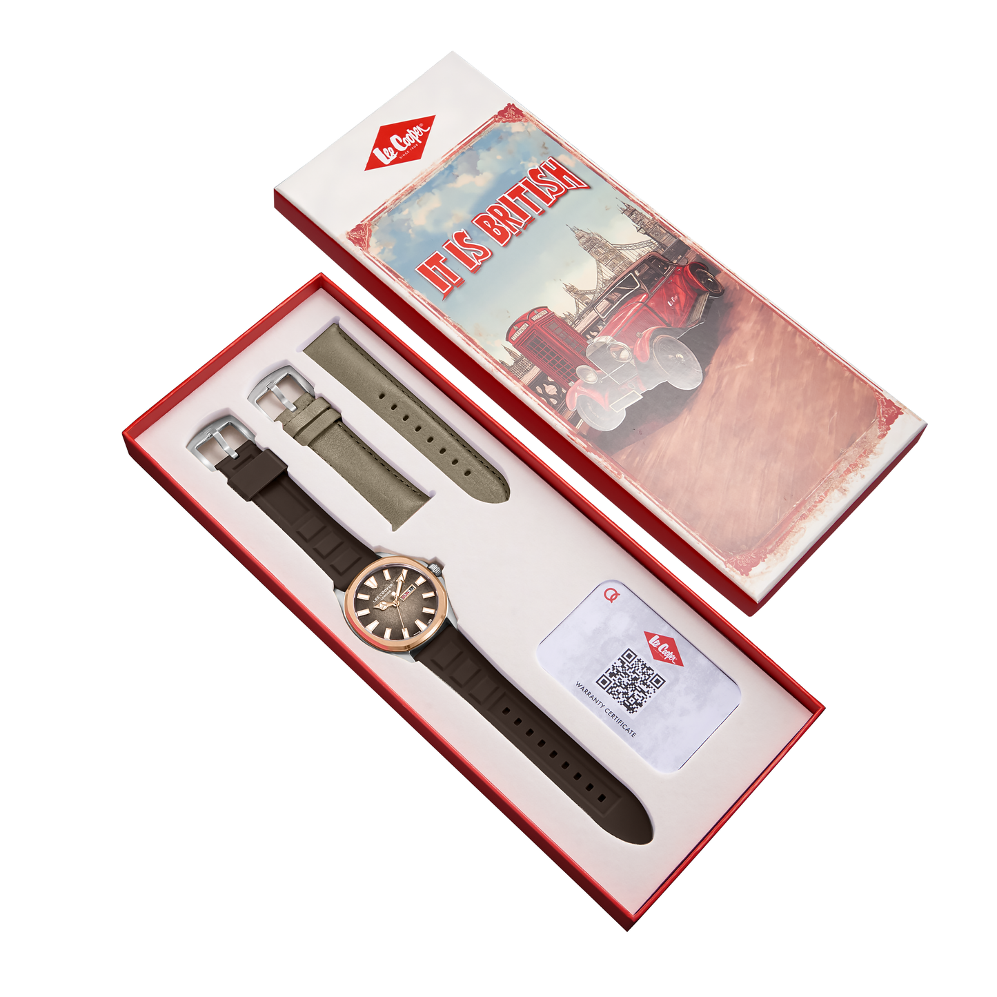 Lee Cooper Men's Super Metal Brown Watch LC08364.542