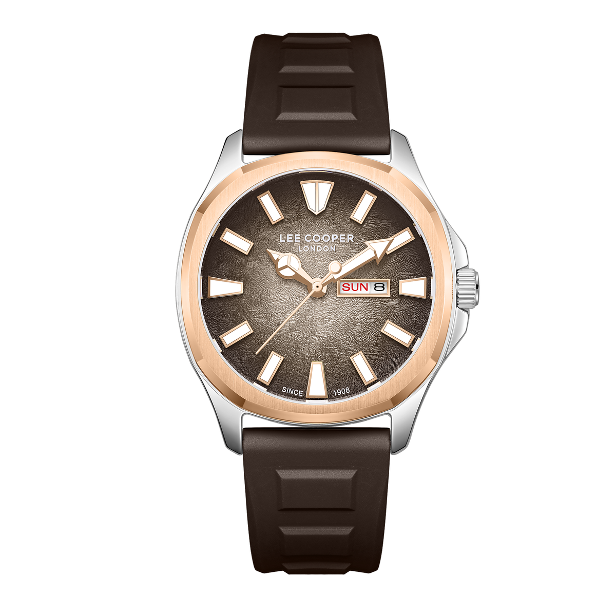 Lee Cooper Men's Super Metal Brown Watch LC08364.542