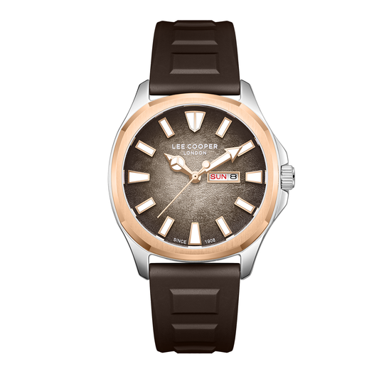 Lee Cooper Men's Super Metal Brown Watch LC08364.542