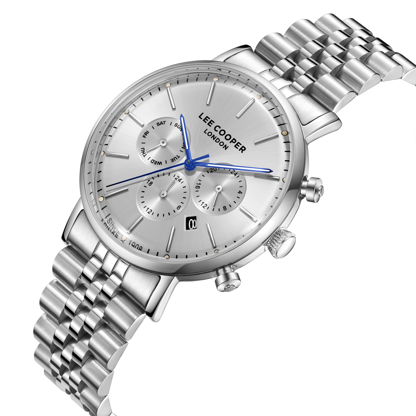 Lee Cooper Men's Super Metal Silver Watch LC08372.330