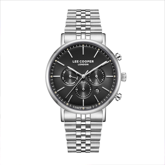 Lee Cooper Men's Super Metal Silver Watch LC08372.350