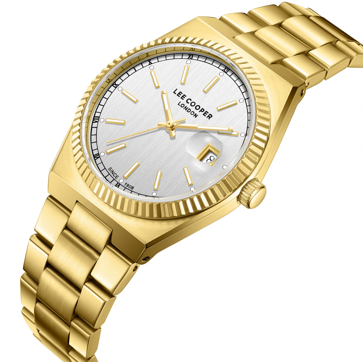 Lee Cooper Men's Super Metal Gold Watch LC08374.130