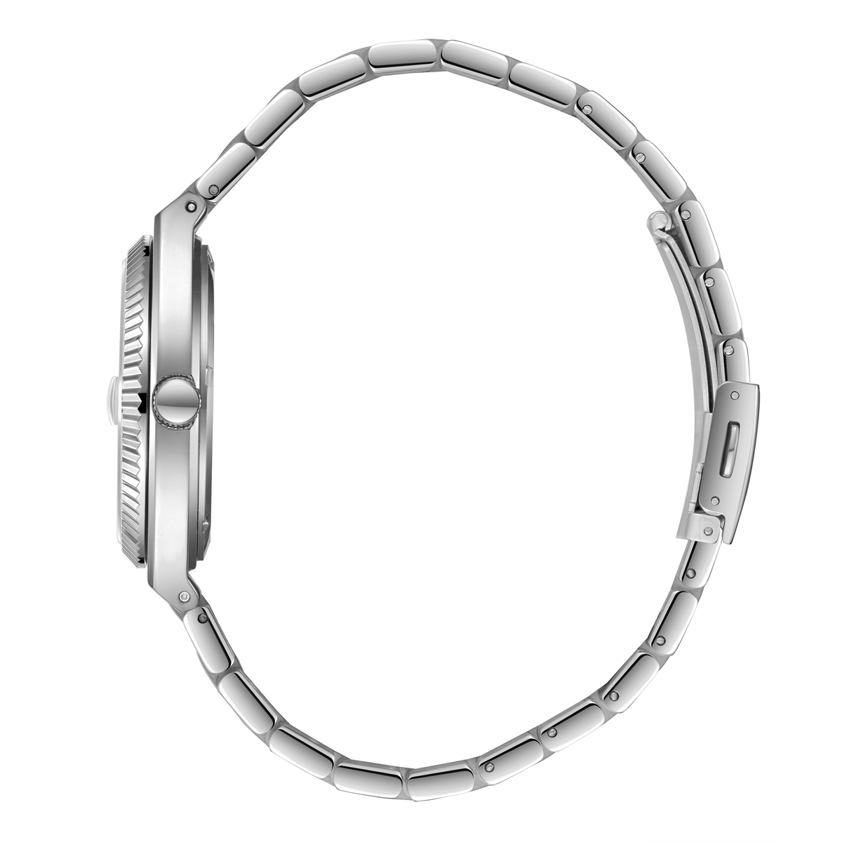 Lee Cooper Men's Super Metal Silver Watch LC08374.350