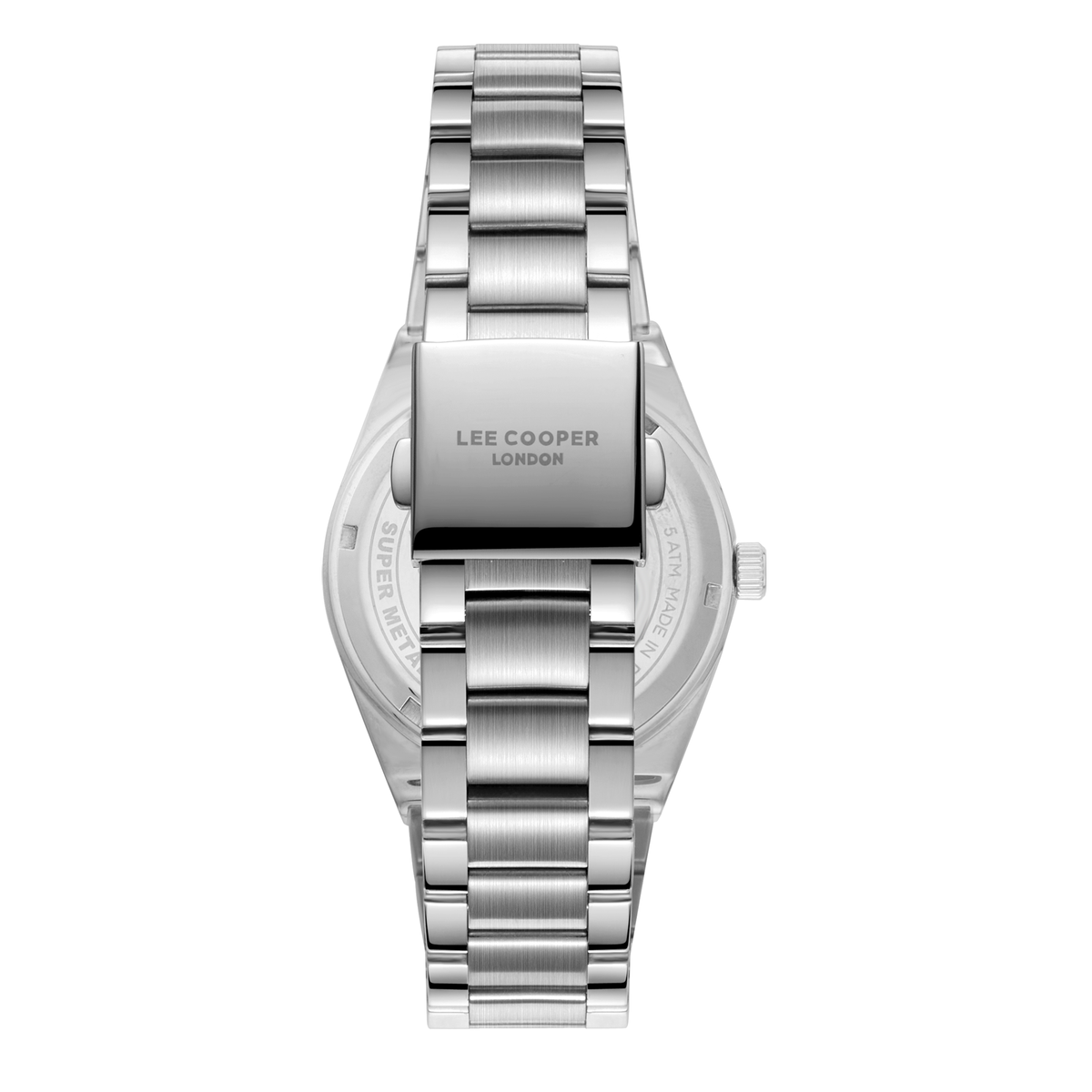 Lee Cooper Men's Super Metal Silver Watch LC08374.350