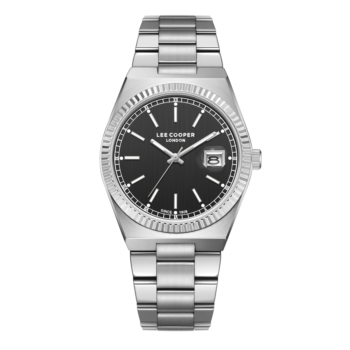 Lee Cooper Men's Super Metal Silver Watch LC08374.350
