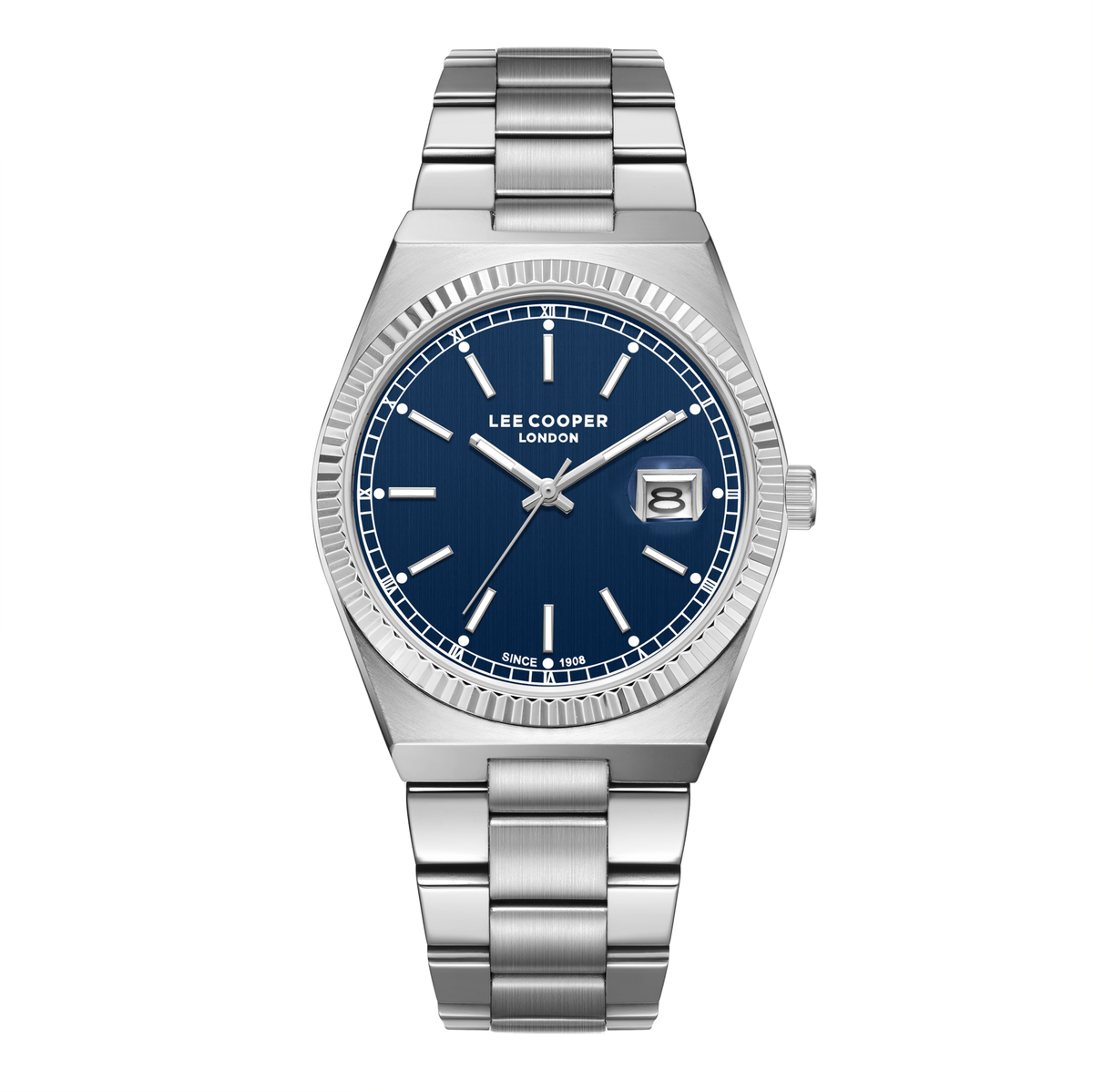 Lee Cooper Men's Super Metal Silver Watch LC08374.390