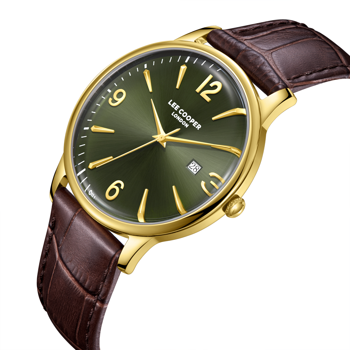 Lee Cooper Men's Super Metal Brown Watch LC08379.172