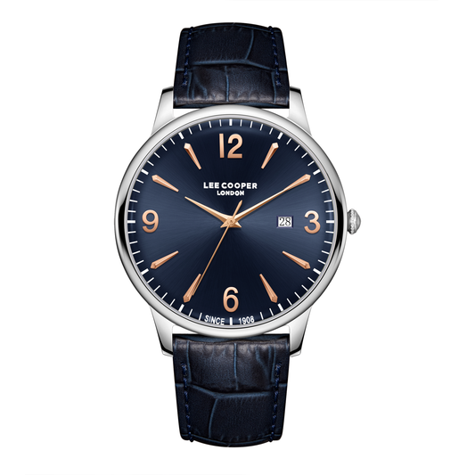 Lee Cooper Men's Super Metal Dark Blue Watch LC08379.399