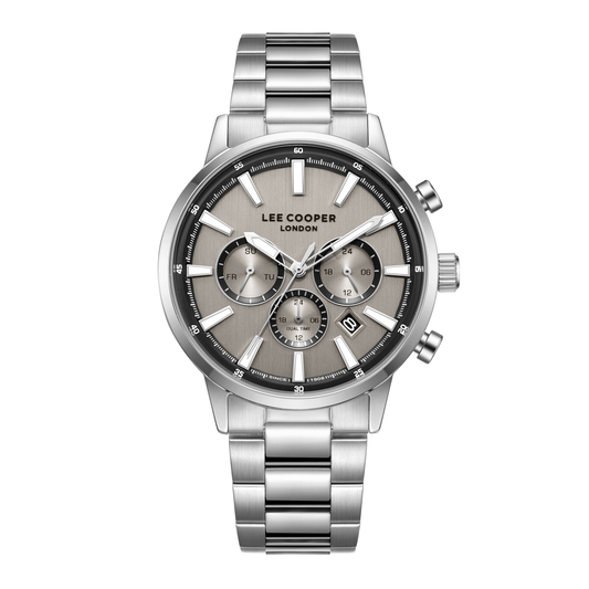 Lee Cooper Men's Super Metal Silver Watch LC08382.360