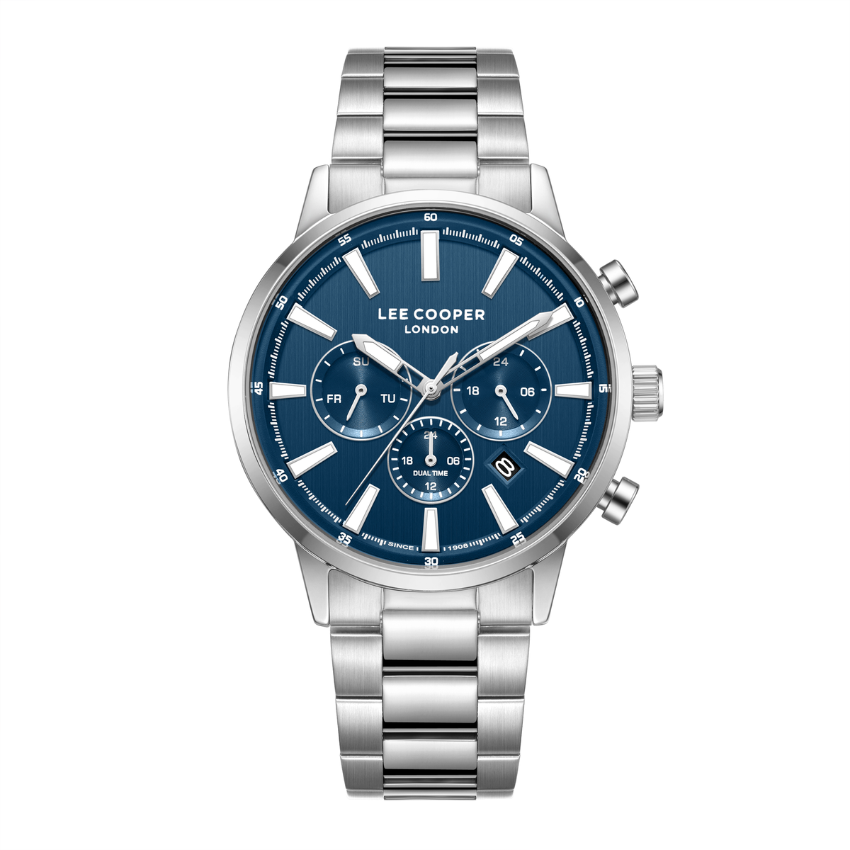 Lee Cooper Men's Super Metal Silver Watch LC08382.390