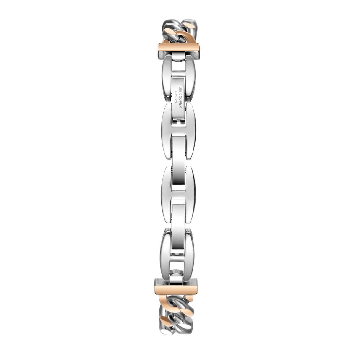 Lee Cooper Women's Super Metal Silver/rose Gold Watch LC08384.500