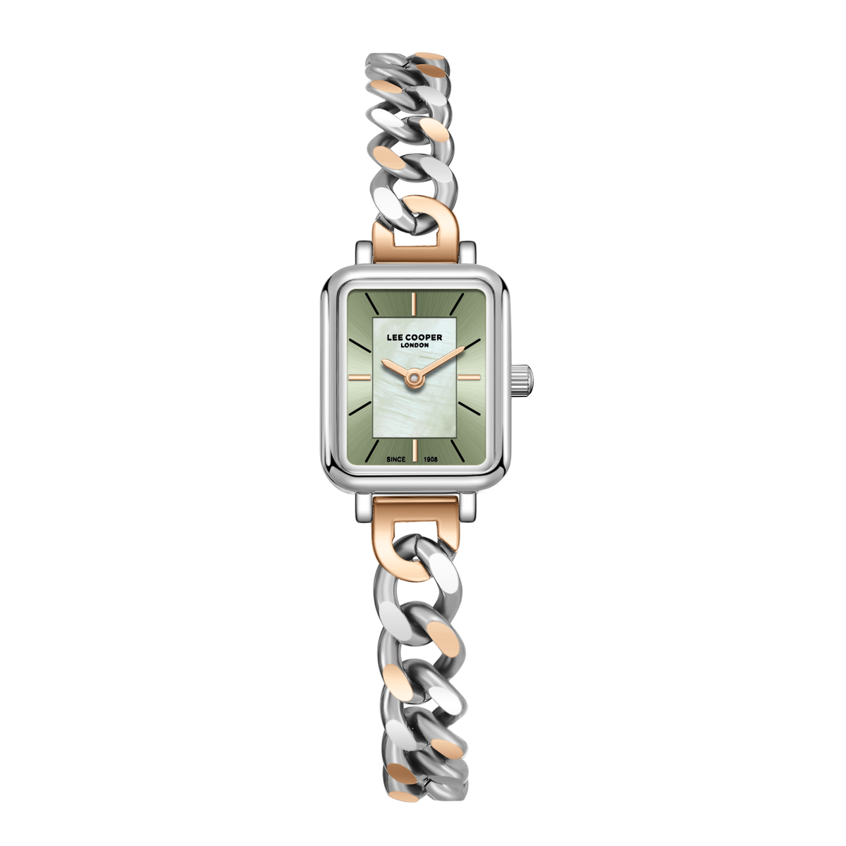 Lee Cooper Women's Super Metal Silver/rose Gold Watch LC08384.500
