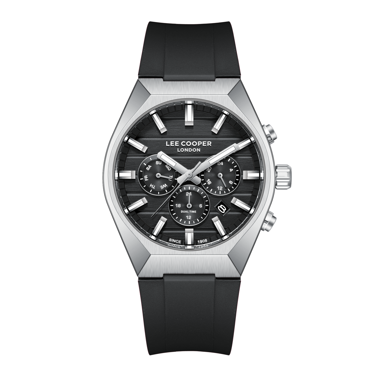 Lee Cooper Men's Super Metal Black Watch LC08388.351