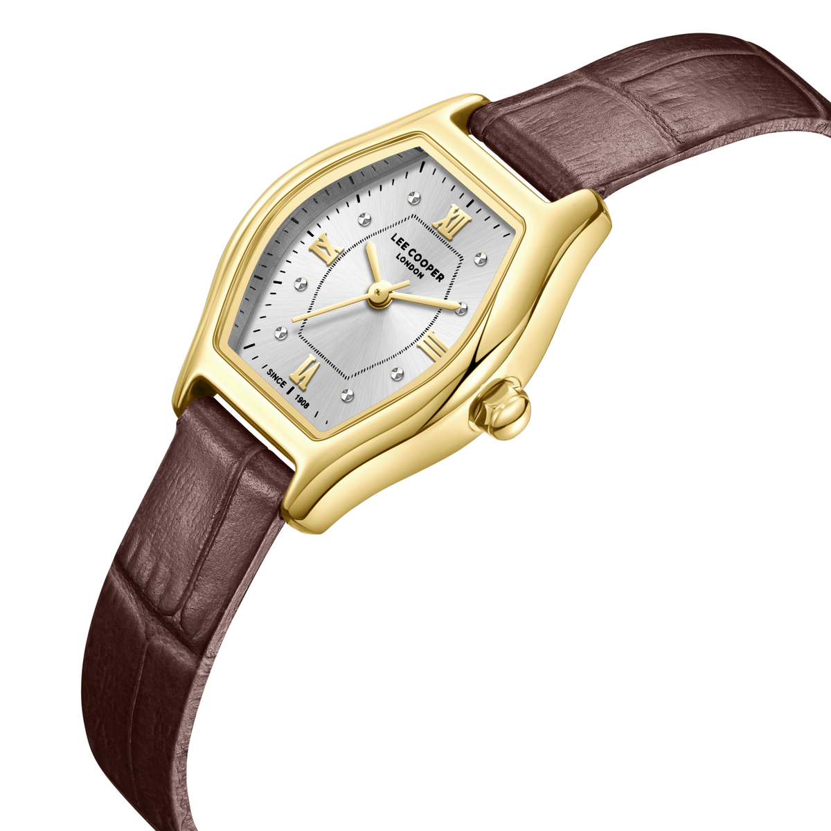 Lee Cooper Women's Super Metal Dark Brown Watch LC08392.432