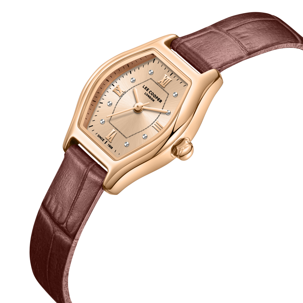 Lee Cooper Women's Super Metal Brown Watch LC08392.462