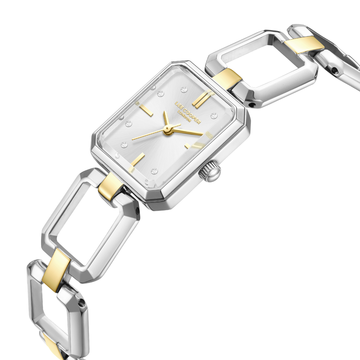 Lee Cooper Women's Super Metal Silver/gold Watch LC08393.230