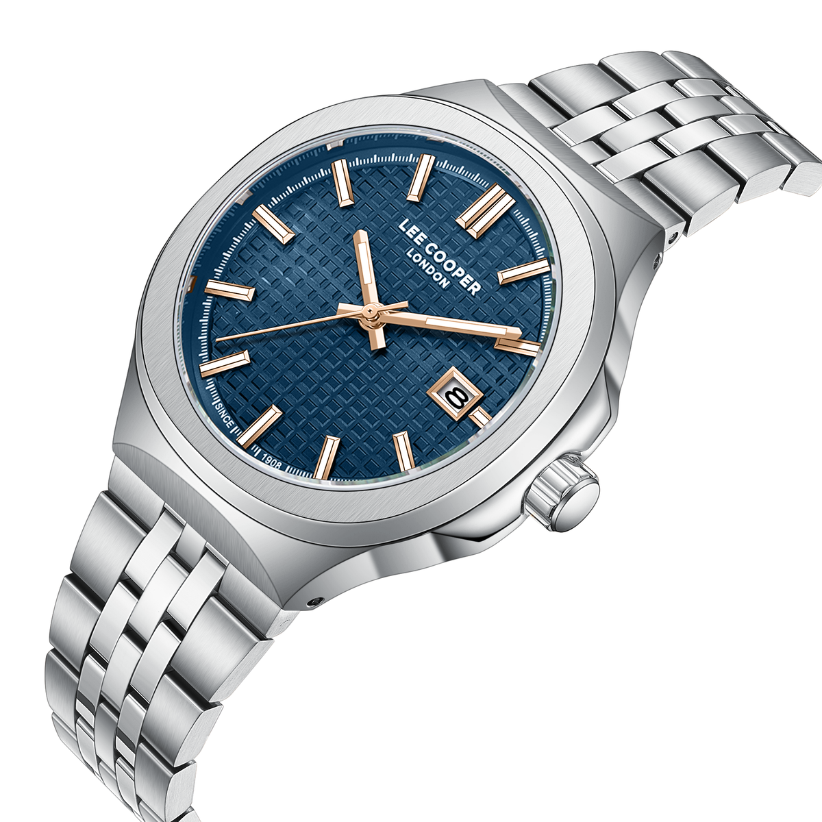 Lee Cooper Men's Super Metal Silver Watch LC08395.390