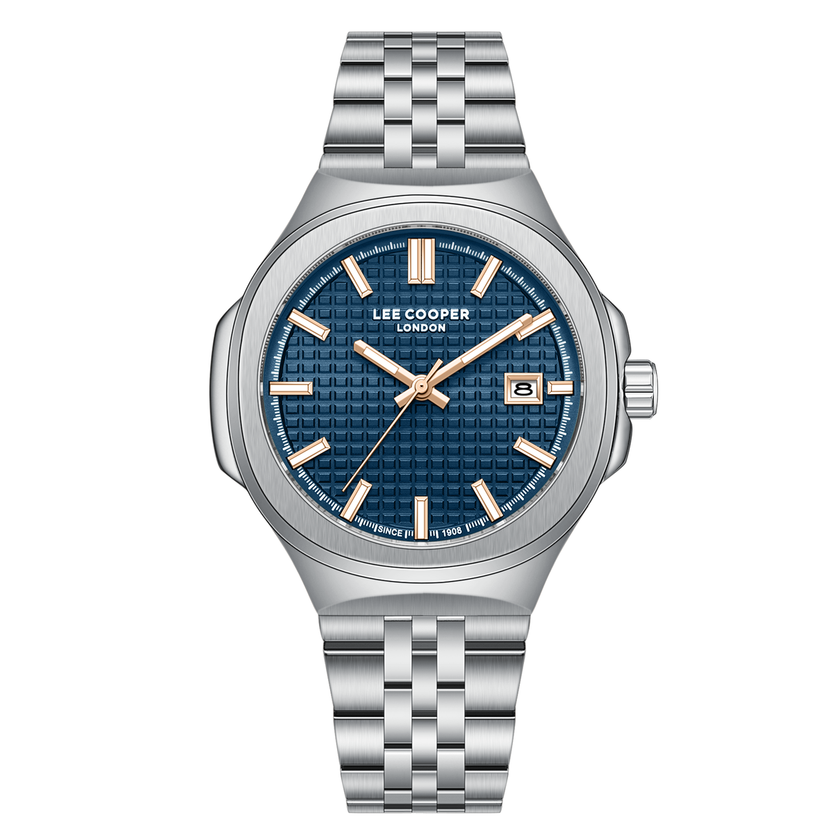 Lee Cooper Men's Super Metal Silver Watch LC08395.390
