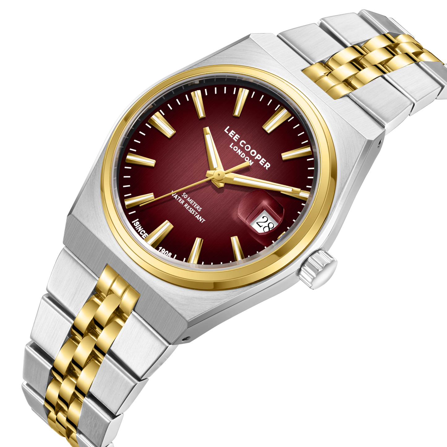 Lee Cooper Men's Super Metal Silver/gold Watch LC08397.280