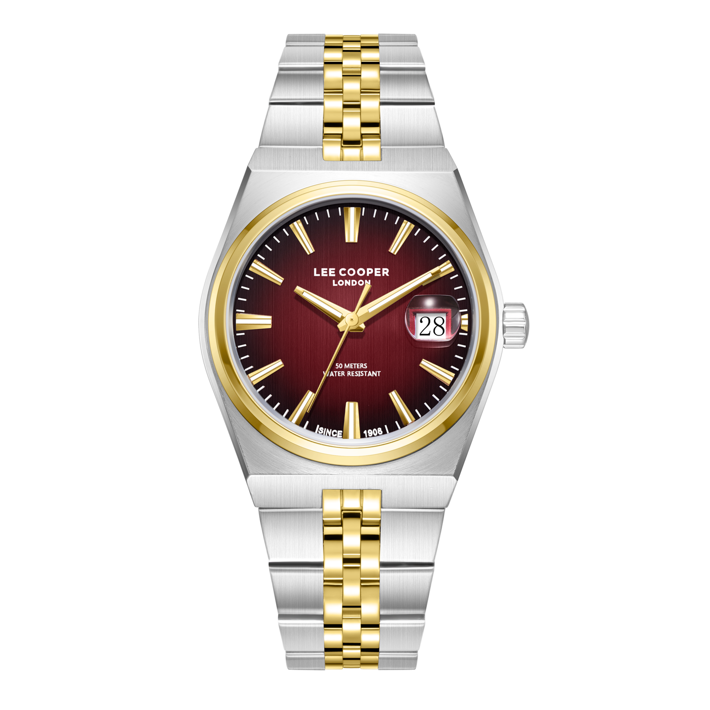 Lee Cooper Men's Super Metal Silver/gold Watch LC08397.280