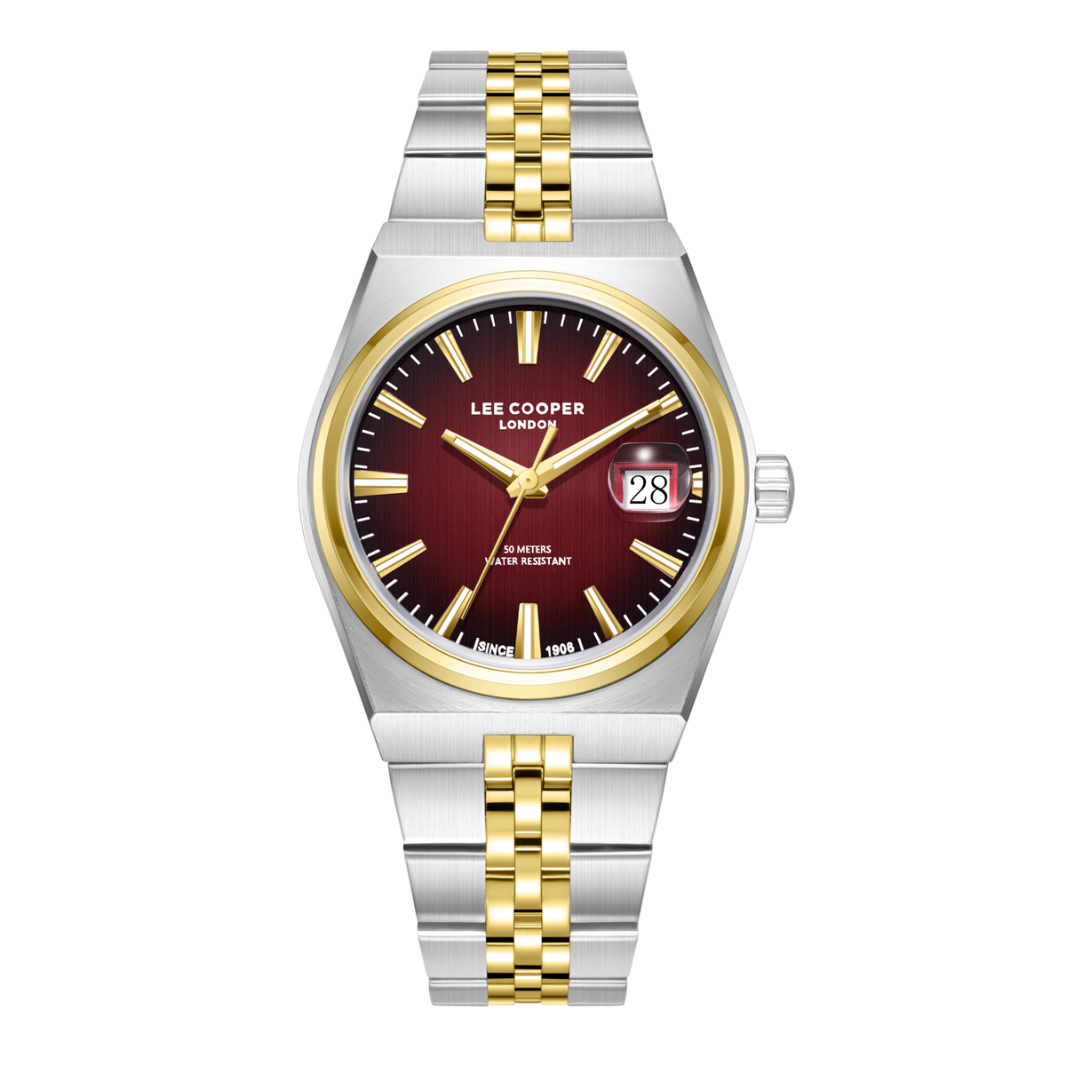 Lee Cooper Men's Super Metal Silver Watch LC08397.390