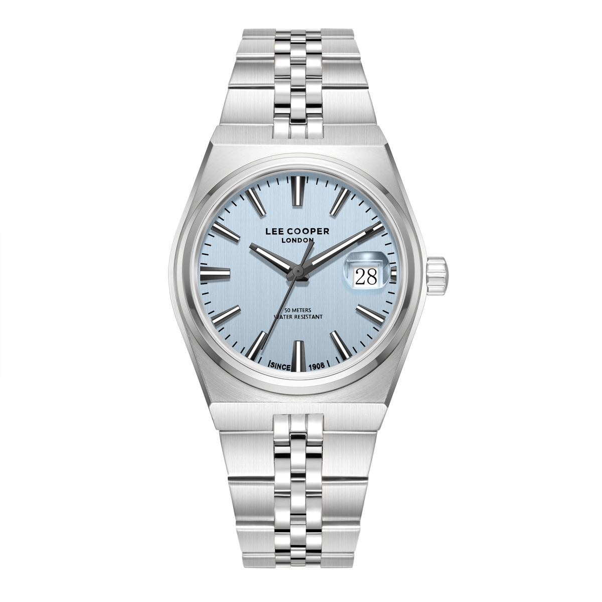 Lee Cooper Men's Super Metal Silver Watch LC08397.300