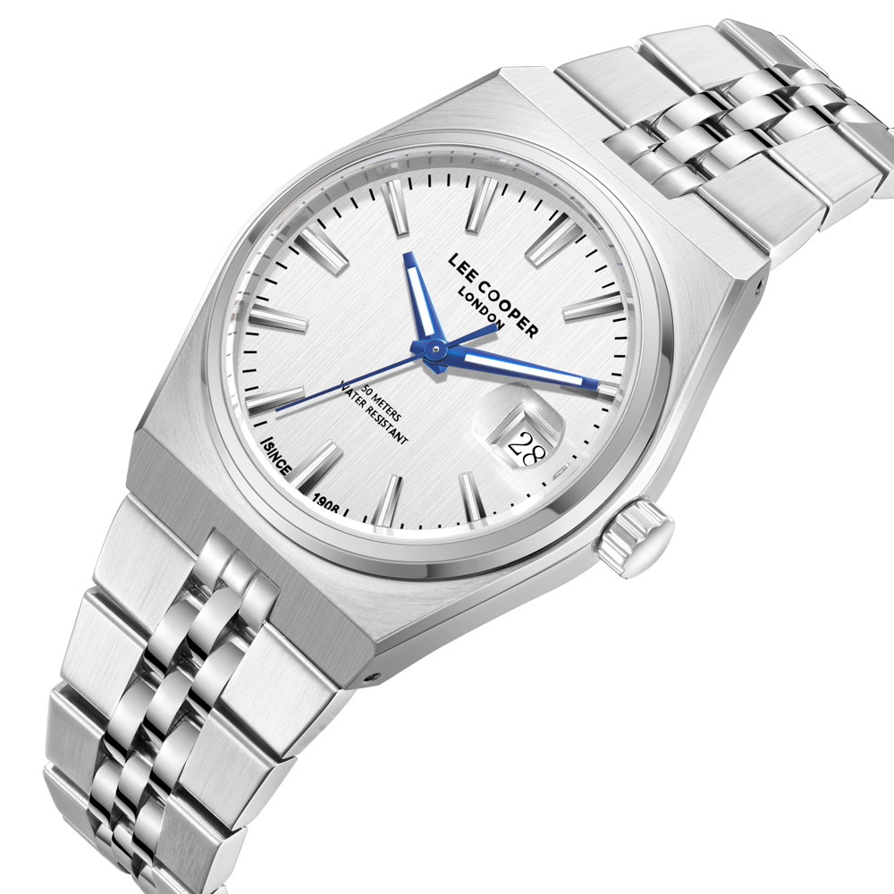 Lee Cooper Men's Super Metal Silver Watch LC08397.330